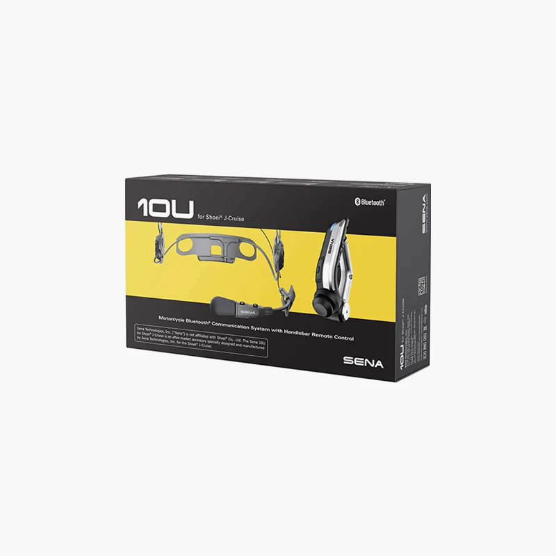 10U Motorcycle Bluetooth Communication System with Handlebar Remote for Shoei J-Cruise - Image 4