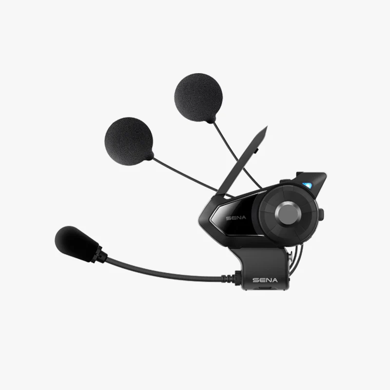 30K Motorcycle Bluetooth Communication System with Mesh Intercom & HD Speakers - Image 3