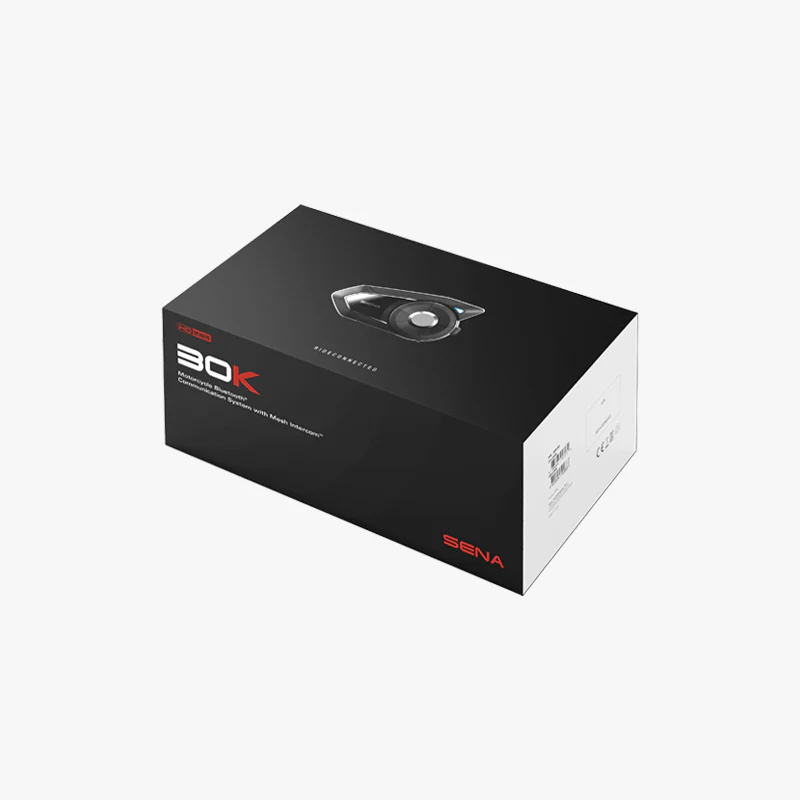 30K Motorcycle Bluetooth Communication System with Mesh Intercom & HD Speakers - Image 4