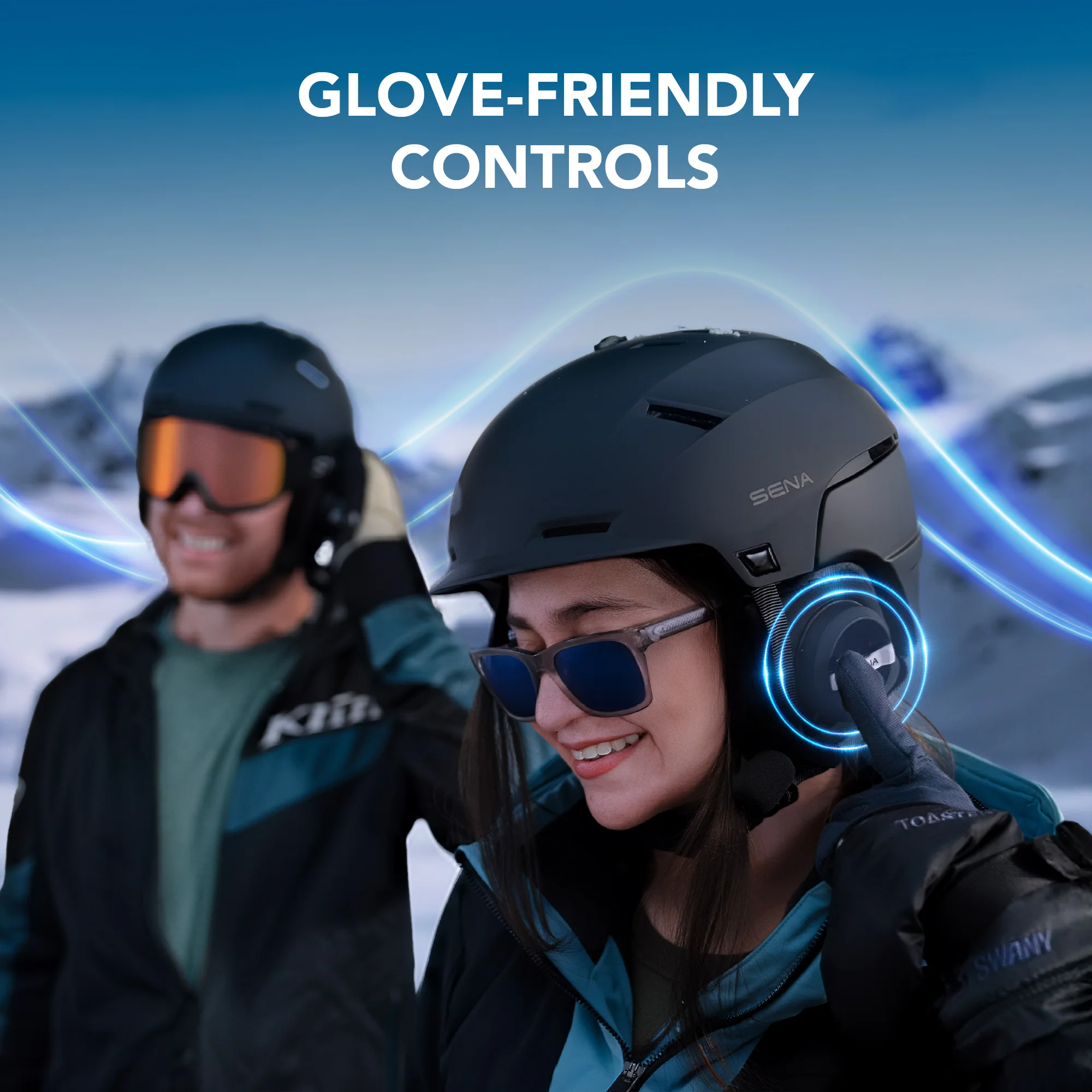 Latitude S2 Snow Sports Smart Helmet with Mesh Intercom Communication - Image 5