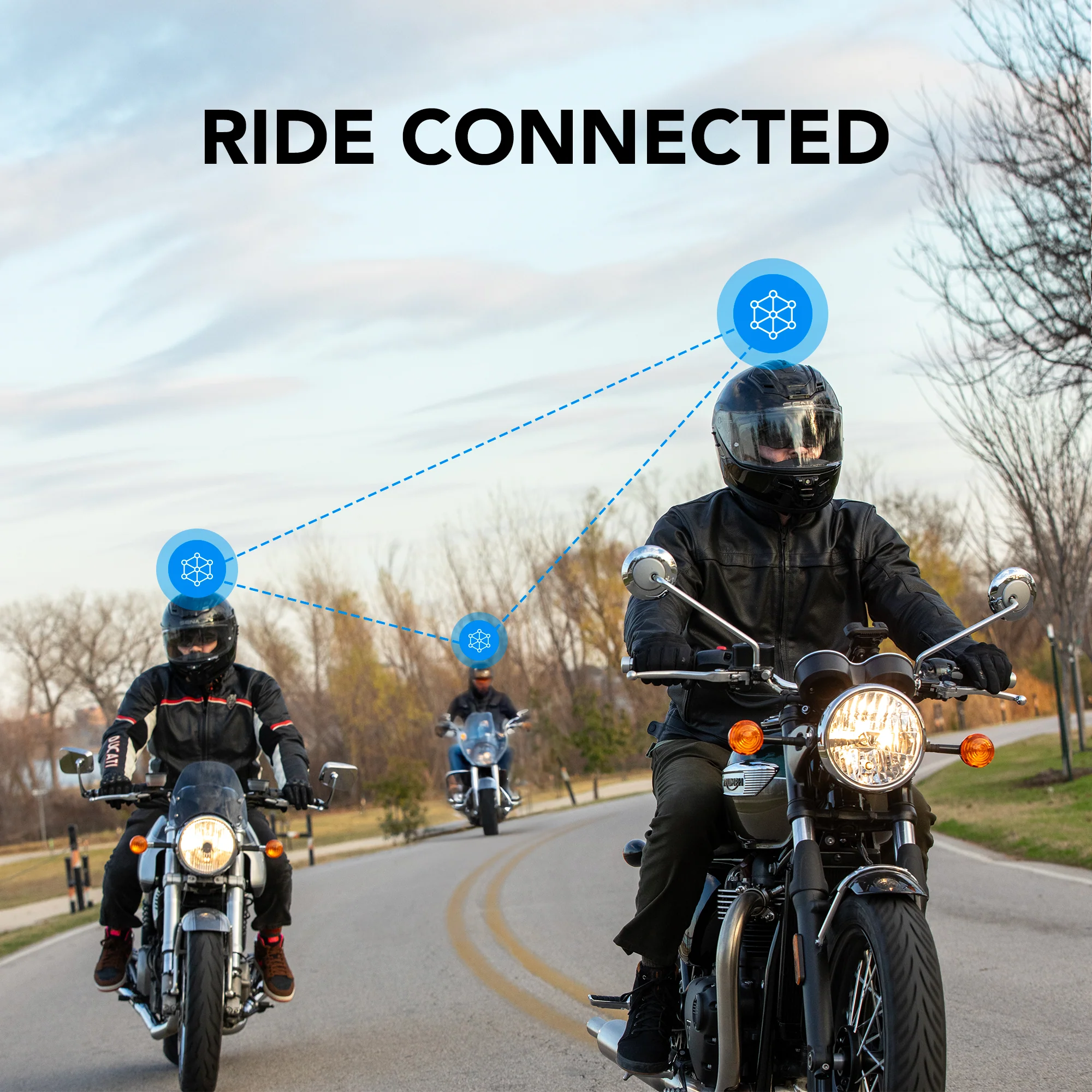 PHANTOM XB Full-face Motorcycle Helmet with Integrated Communiation System Featuring Extreme Bass - Image 8