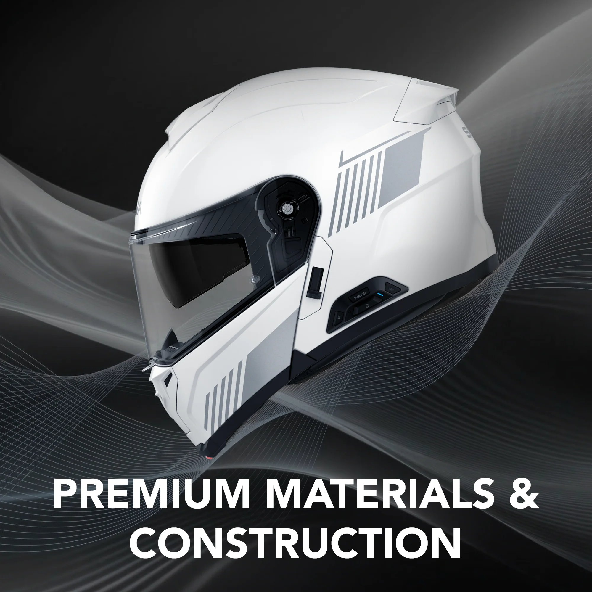 SPECTER Modular Smart Communication Motorcycle Helmet with Mesh Intercom, ECE - Image 9